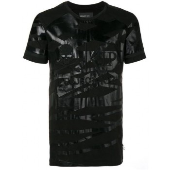 Philipp Plein Skull Print T-shirt Men 02 Black Clothing T-shirts Free And Fast Shipping