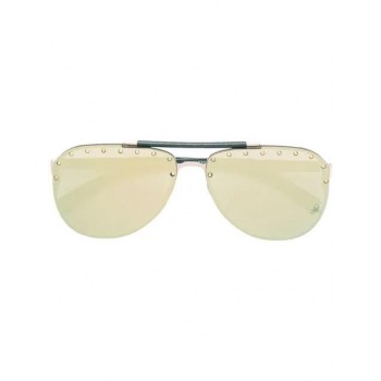 Philipp Plein Calypso Studded Sunglasses Women Ggxa Gold/gold/mirror/no Glv Accessories World-wide Renown
