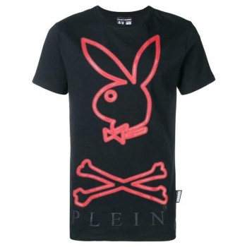 Philipp Plein Playboy T-shirt Men 02 Black Clothing T-shirts Authorized Site