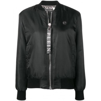 Philipp Plein X Playboy Bomber Jacket Women 02 Black Clothing Jackets