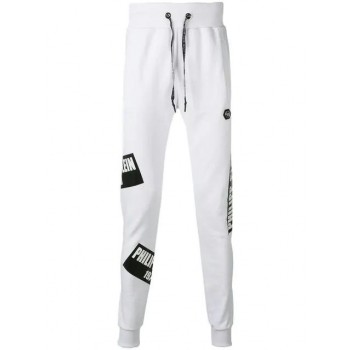 Philipp Plein Printed Track Pants Men 01 White Clothing Retailer