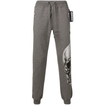 Philipp Plein Skull Embellished Track Pants Men 10 Grey Clothing Save Up To 80%