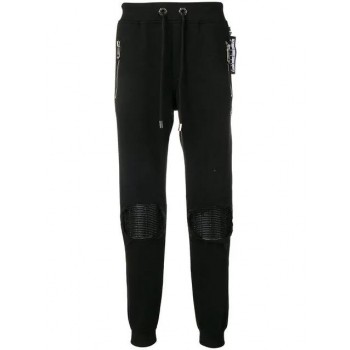 Philipp Plein Knee Patch Track Trousers Men 02 Black Clothing Pants Various Styles