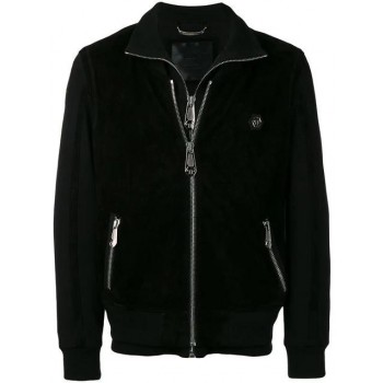 Philipp Plein Double-zipped Track Jacket Men 02 Black Clothing Lightweight Jackets New Collection