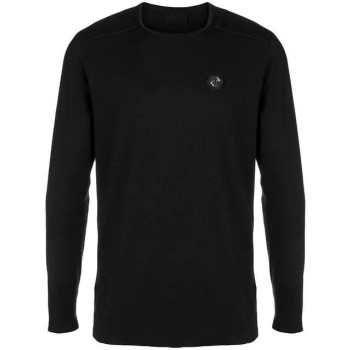 Philipp Plein Logo Long-sleeve Sweater Men 02 Black Clothing Sweatshirts Attractive Price