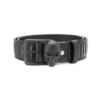 Philipp Plein Skull Belt Men 02 Black Accessories Belts Fast Delivery