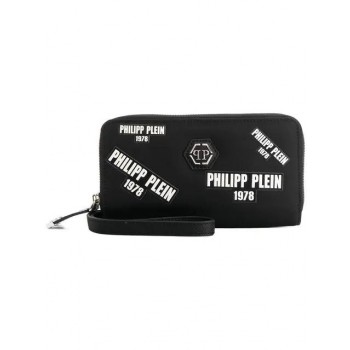 Philipp Plein Pp1978 Continental Wallet Men 02 Black Accessories Wallets & Cardholders Reasonable Price