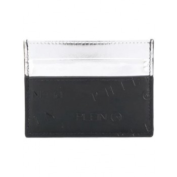 Philipp Plein Two-tone Cardholder Men 02 Black Accessories Wallets & Cardholders 100% High Quality Guarantee