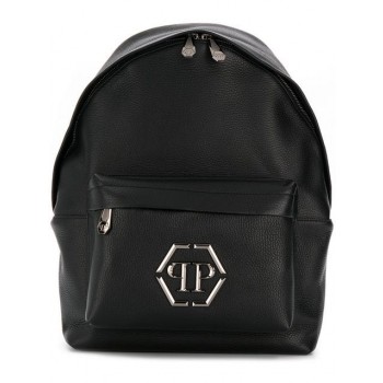 Philipp Plein Statement Logo Backpack Men 02 Black Outlet Store