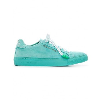 Philipp Plein Statement Sneakers Men 22 Turquoise Shoes Low-tops Prestigious