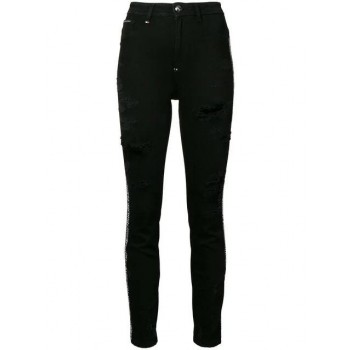 Philipp Plein Distressed Skinny Jeans Women 02ms Santa Monica Clothing Official Online Website