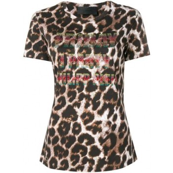 Philipp Plein Leopard Print T-shirt Women 17 Clothing T-shirts & Jerseys Catalogo
