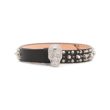 Philipp Plein Studs Belt Women 02 Black Accessories Belts Reasonable Sale Price