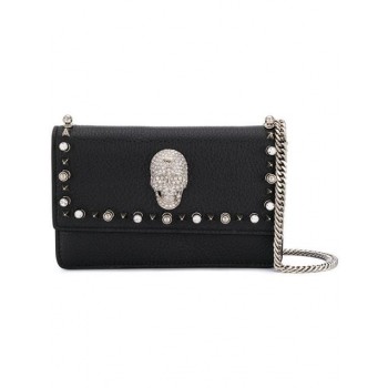 Philipp Plein Crystal Skull Crossbody Bag Women 02 Black Bags Satchels & Cross Body Popular Stores