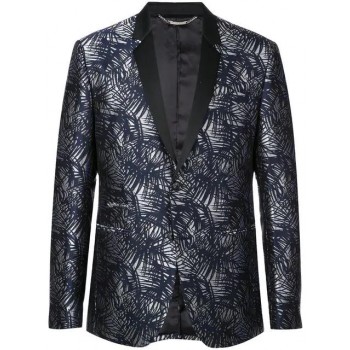 Philipp Plein Patterned Blazer Men 08/mdblu Clothing Blazers Wholesale Online