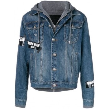 Philipp Plein Pp1978 Jacket Men 07 Light Blue Clothing Denim Jackets Stylish