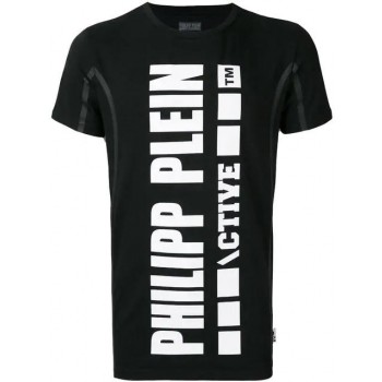 Philipp Plein Stripes T-shirt Men 02 Black Clothing T-shirts Exclusive Range