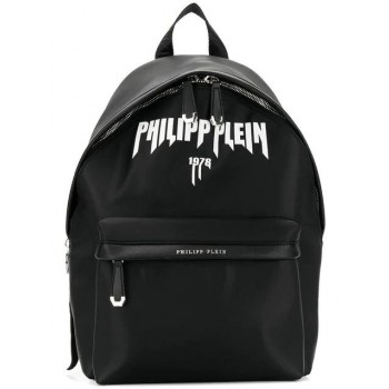 Philipp Plein Logo Backpack Men 02 Black Outlet Entire Collection