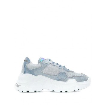 Philipp Plein Runner Statement Denim Sneakers Women 08 Shoes Trainers