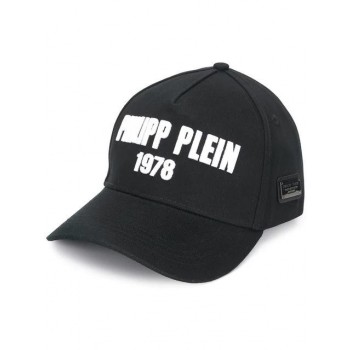 Philipp Plein Logo Hat Men 02 Black Accessories Hats Uk Factory Outlet