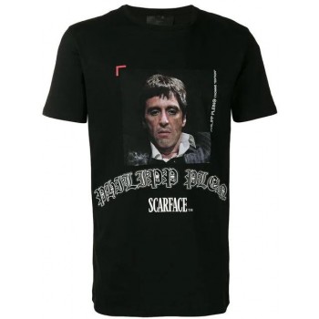 Philipp Plein Scarface Print T-shirt Women 02 Black Clothing T-shirts & Jerseys 100% Genuine