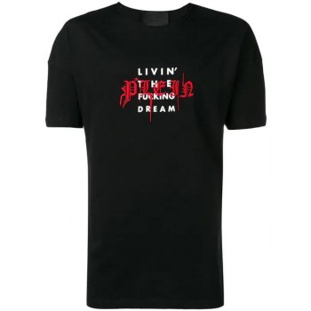 Philipp Plein 'livin' The F Dream' T-shirt Men 02 Black Clothing T-shirts Latest Fashion-trends