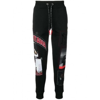 Philipp Plein Scarface Trackpants Women 02 Black Outlet Designer Fashion