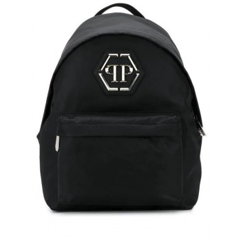 Philipp Plein Satin-shell Backpack Men 02 Black Outlet Multiple Colors