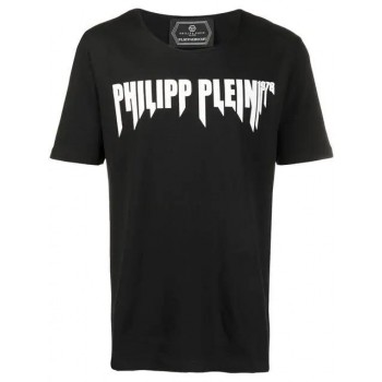 Philipp Plein Platinum T-shirt Men 0201 Black / White Clothing T-shirts Online Store