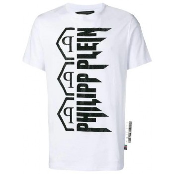 Philipp Plein Platinum T-shirt Men 01 White Clothing T-shirts Uk Cheap Sale