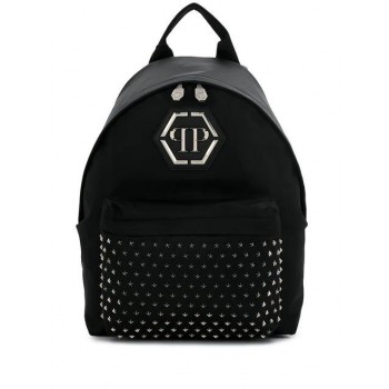 Philipp Plein Logo Backpack Men 02 Black Bags Backpacks Authorized Site