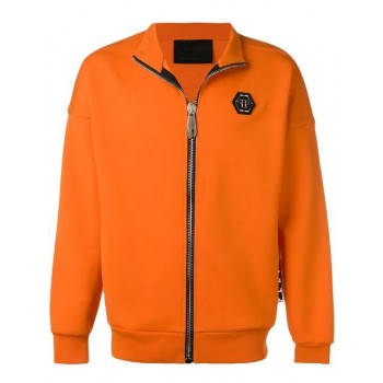 Philipp Plein Statement Jogging Jacket Men 20 Orange Clothing Sport Jackets & Wind Breakers Amazing Selection
