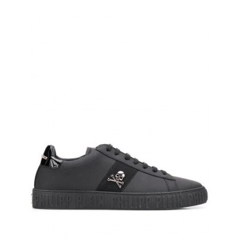 Philipp Plein Low-top Skull Sneakers Men 02 Black Shoes Low-tops Newest