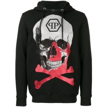 Philipp Plein Embellished Skull Hoodie Men 02 Black Clothing Hoodies Shop Best Sellers