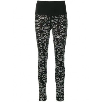 Philipp Plein Black Crystal Leggings Women 02 Clothing Uk Discount Online Sale