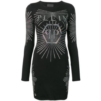 Philipp Plein Black Party Dress Women 02 Clothing Cocktail & Dresses Official Online Website