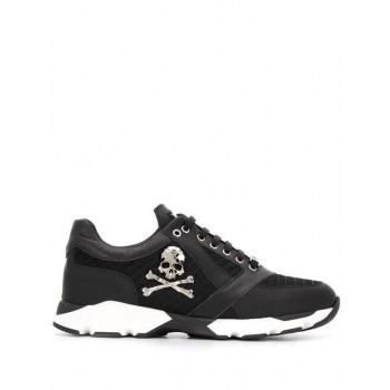 Philipp Plein Skull Detail Sneakers Men 02 Black Shoes Low-tops Wide Range