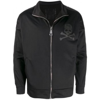Philipp Plein Skull Print Track Jacket Men 02 Black Clothing Sport Jackets & Wind Breakers Popular