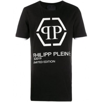 Philipp Plein Layered Sleeve T-shirt Men 02 Black Clothing T-shirts Online Store