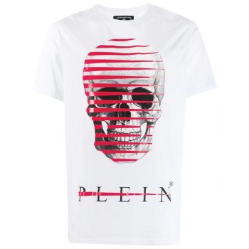 Philipp Plein Skull T-shirt Men 01 White Clothing T-shirts Wholesale