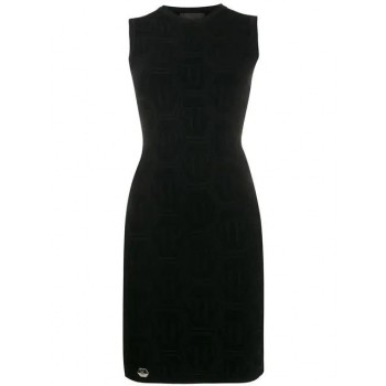 Philipp Plein Logo Dress Women 02 Black Clothing Cocktail & Party Dresses Reliable Reputation