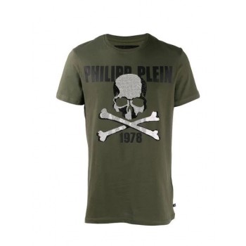 Philipp Plein Skull T-shirt Men 65 Military Clothing T-shirts Shop Best Sellers