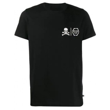 Philipp Plein Logo T-shirt Men 02 Black Clothing T-shirts Professional Online Store