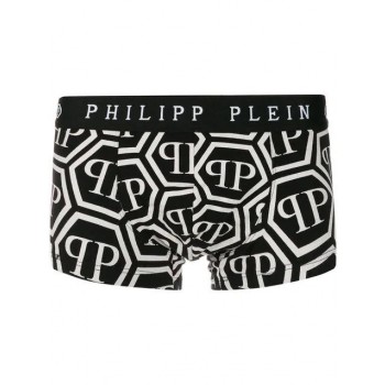 Philipp Plein Pp Logo Boxers Men 02 Black Clothing Briefs & Lowest Price