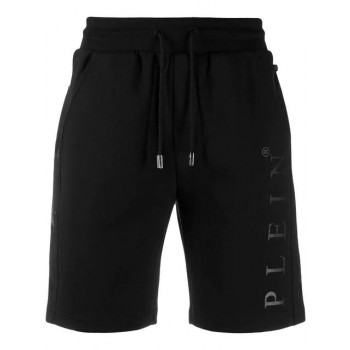 Philipp Plein Logo Track Shorts Men 0202 Black/black Clothing & Running Genuine