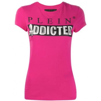 Philipp Plein Ss Original T-shirt Women 03 Rose / Pink Clothing T-shirts & Jerseys Designer Fashion