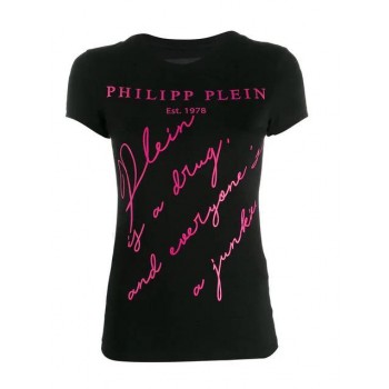 Philipp Plein Statement T-shirt Women 02 Black Clothing T-shirts & Jerseys Hottest New Styles