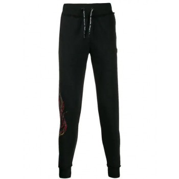 Philipp Plein Flame Track Pants Men 02 Black Clothing Exclusive