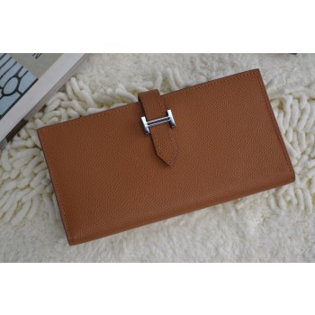 Hermes Bearn Wallet Epsom Leather H005 Camel