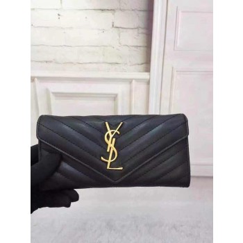 YSL black wallet